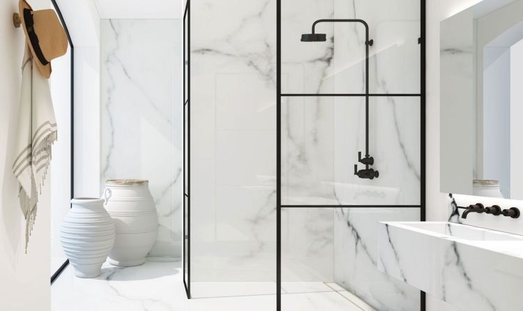 glass shower enclosure mirros - sky fancy glass 4